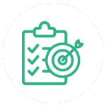 Un blocco appunti verde con un segno di spunta, perfetto per PAGINA NUOVO MENU' e Trova i Professionisti.